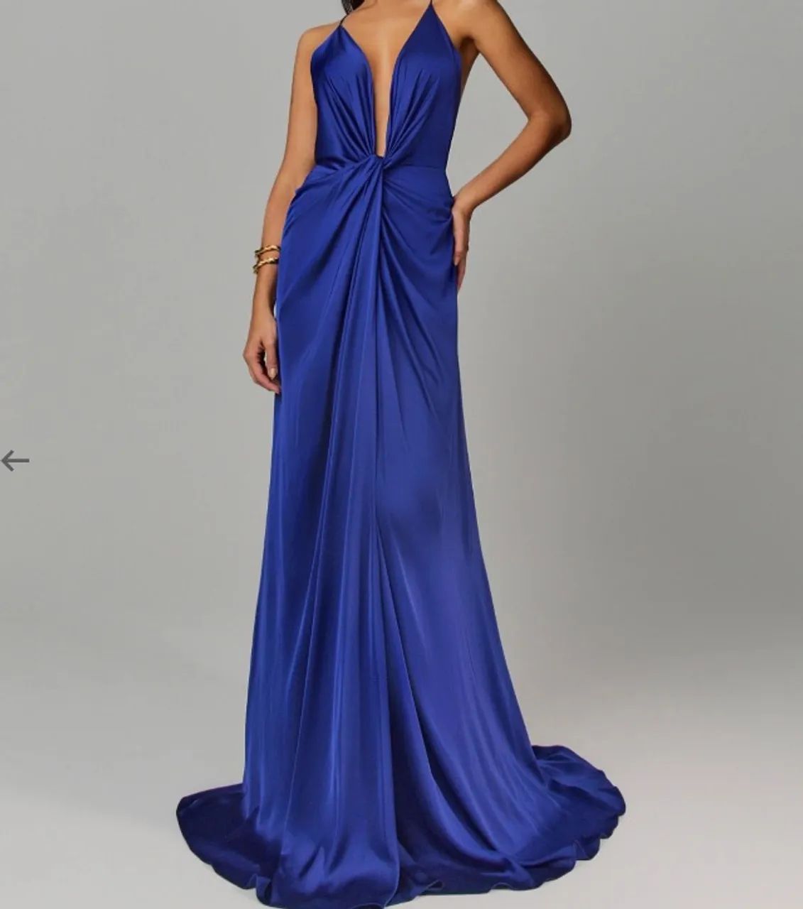 Vestido longo cetim  - Foto 3