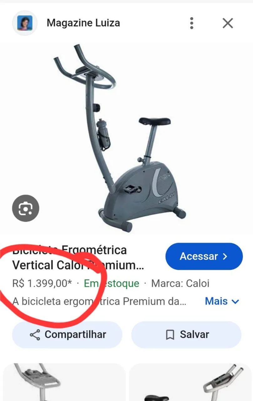 Bicicleta ergométrica  CALOI CLB 30  - Foto 5