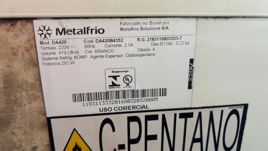 Frezzer horizontal 419 litros 22o volts  - Foto 4
