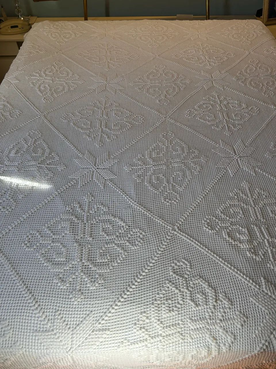 Maravilhosa colcha de crochê  - Foto 5