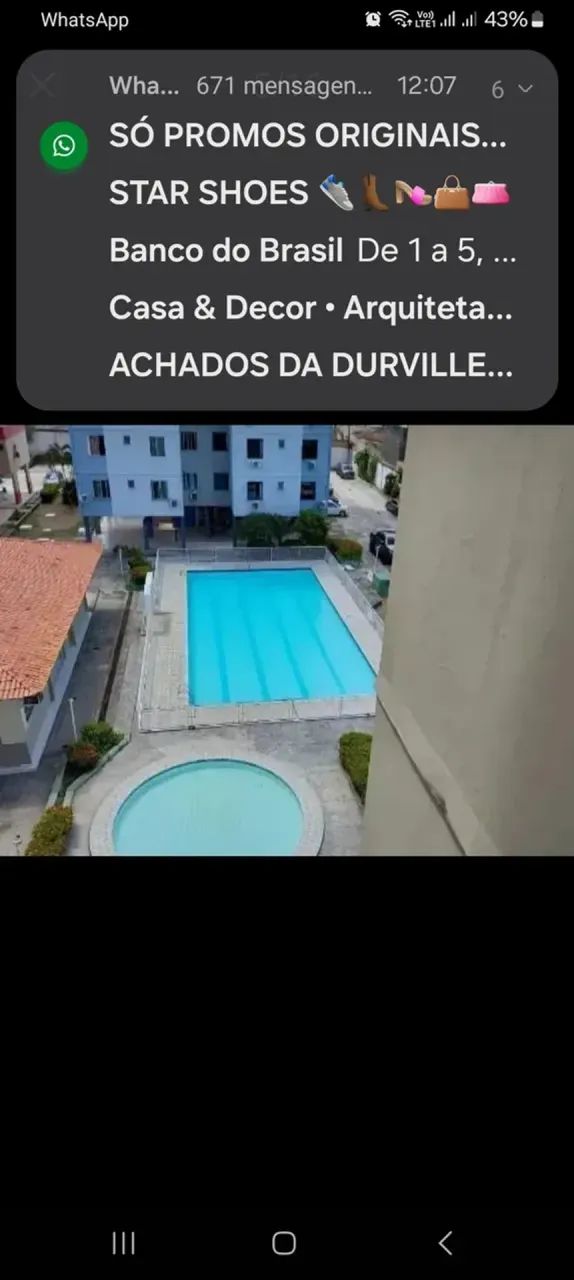 Norte Brasileiro, Vendo no Edifício, apro MOBILIADO,  C/ 2/4 s/1 suite
