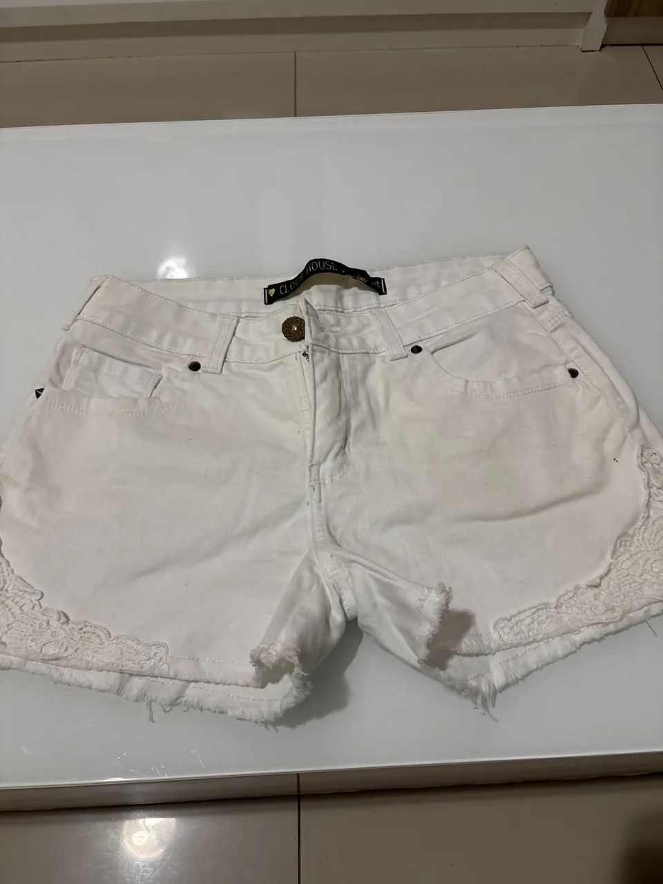 Short branco 