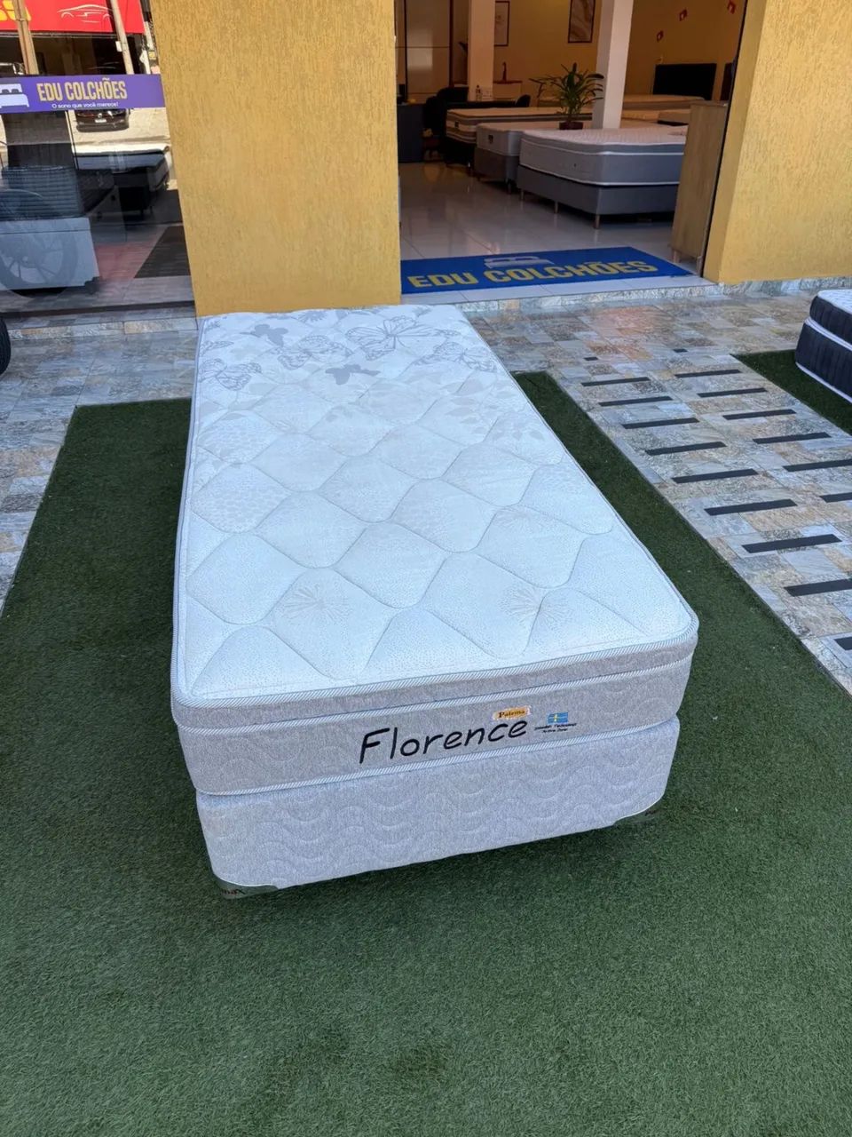 Cama de Solteiro com colchão Solteiro - Entrego!  - Foto 3