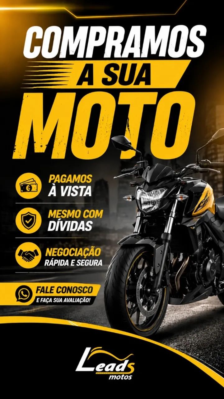 Vender moto / COMPRO SUA MOTO - Pago no PIX