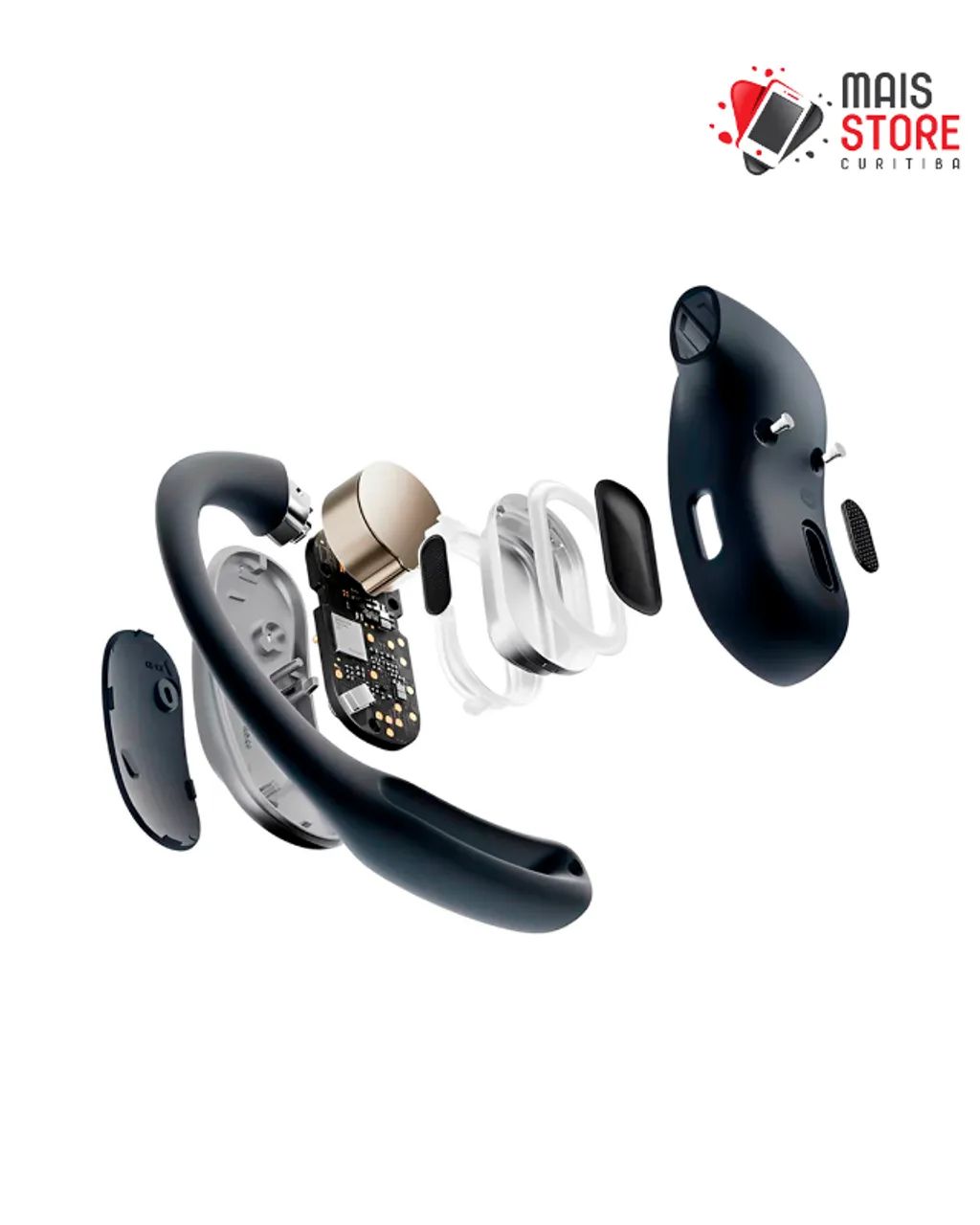【SHOKZ】 OPENFIT AIR T511 Fones De Ouvido Shokz Openfit Air Bluetooth Branco T511 | Frete grátis