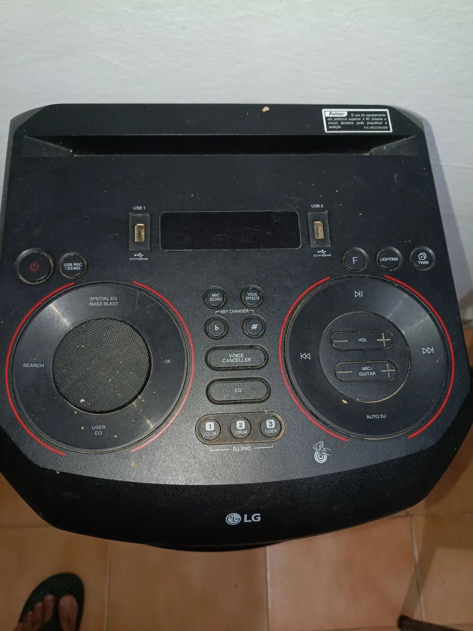 Caixa de som lg xboom ótimo estado  - Foto 4
