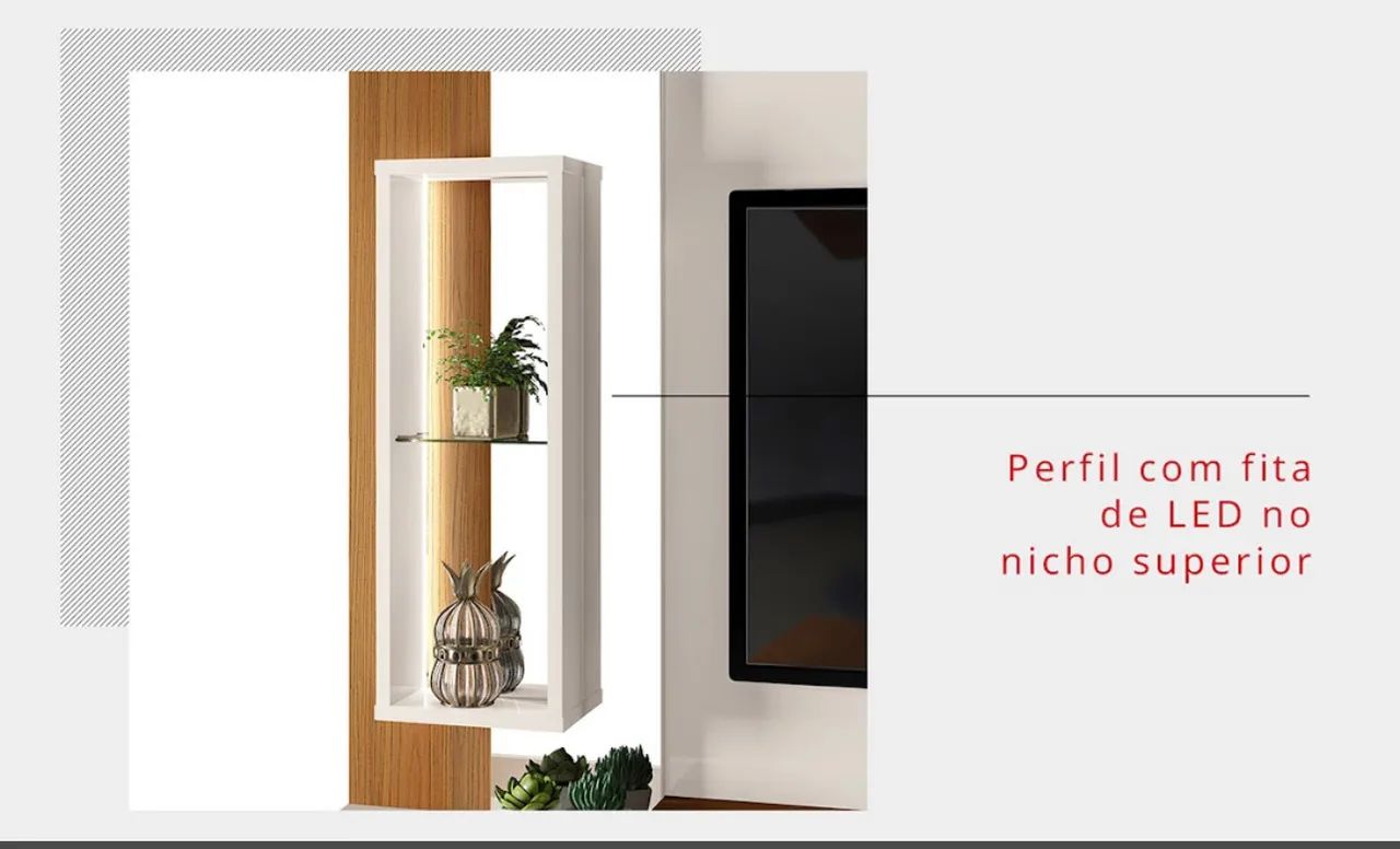 Painel Home com Nicho Iluminado - Foto 3