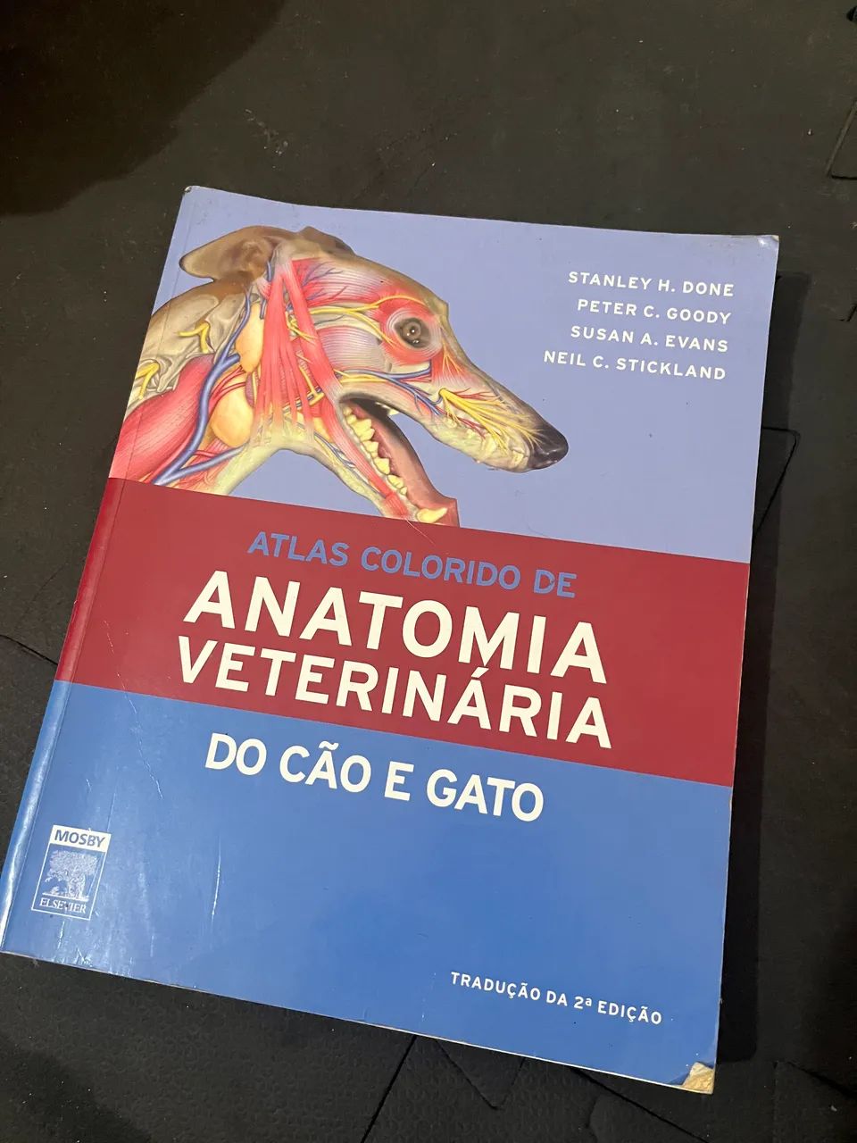 Livros de veterinária.