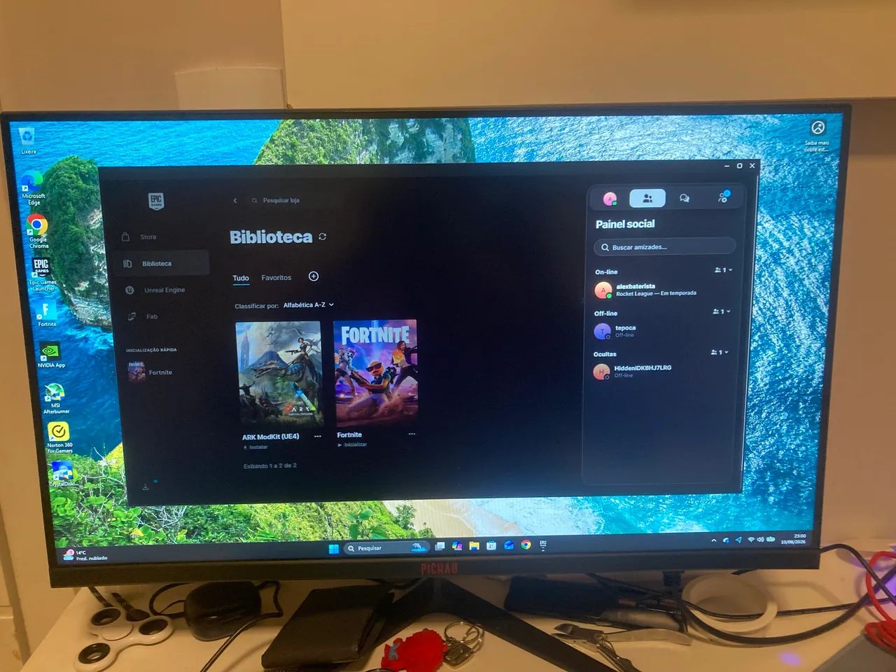 Monitor 144HZ 