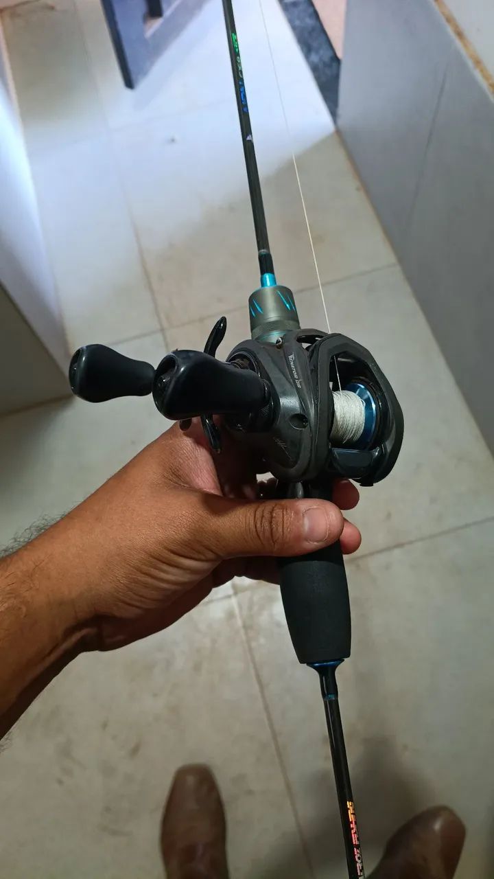 Carretilha com vara