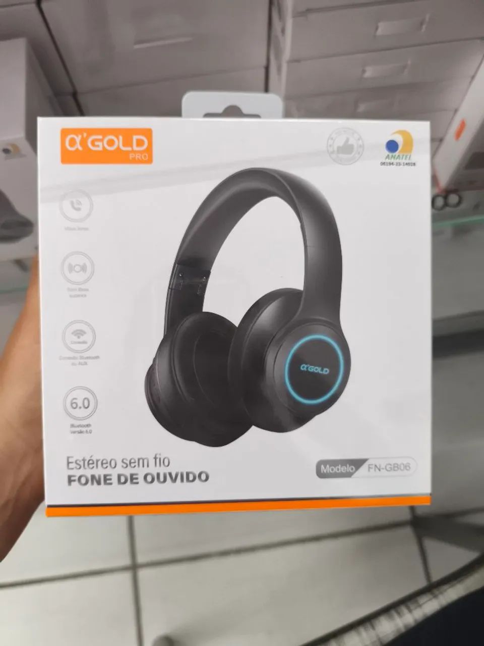 Fone de ouvido bluetooth 