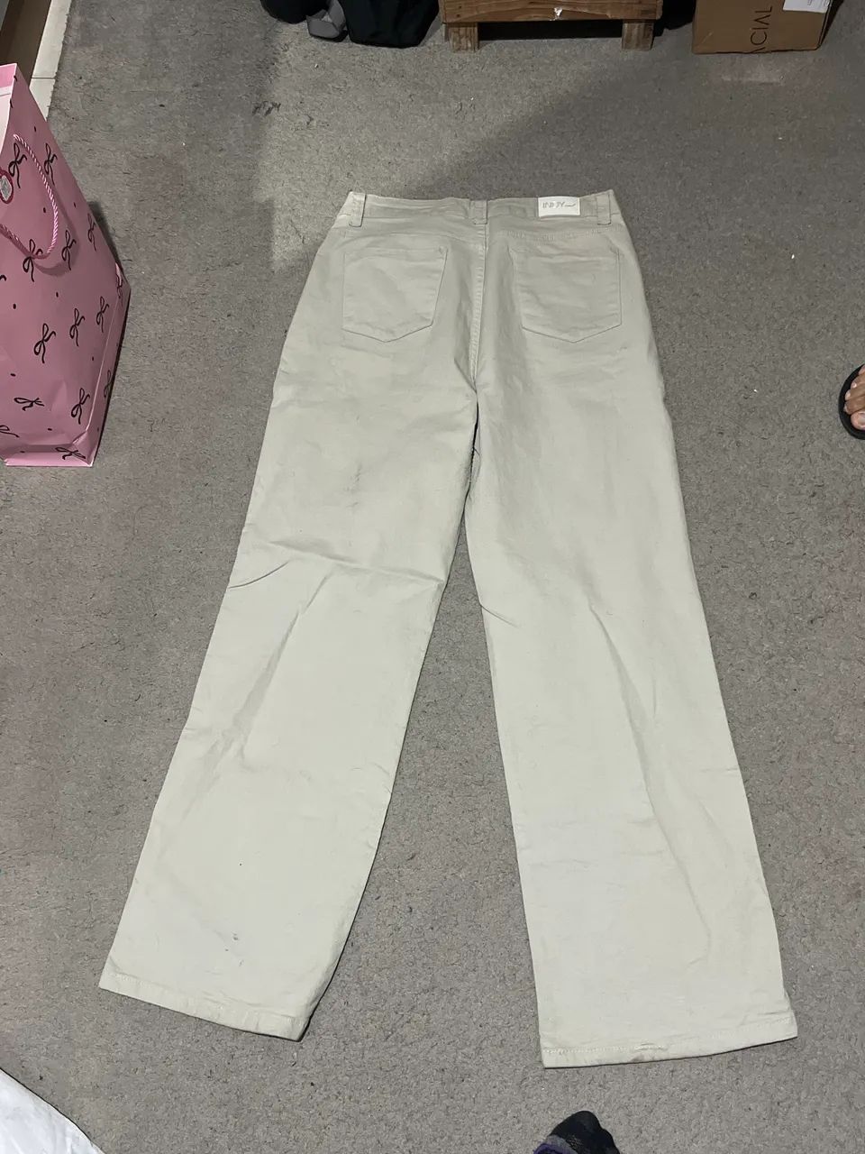 Calça Jeans Wide Leg Semi Nova - Foto 2