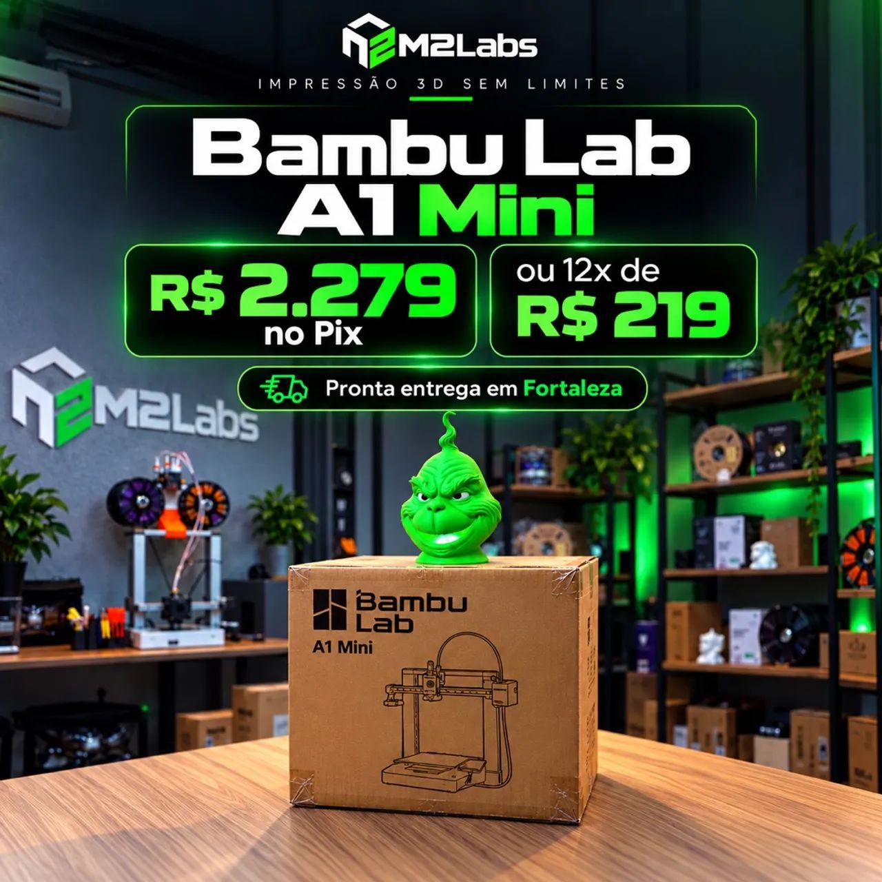 Impressora 3D Bambu Lab A1 Mini