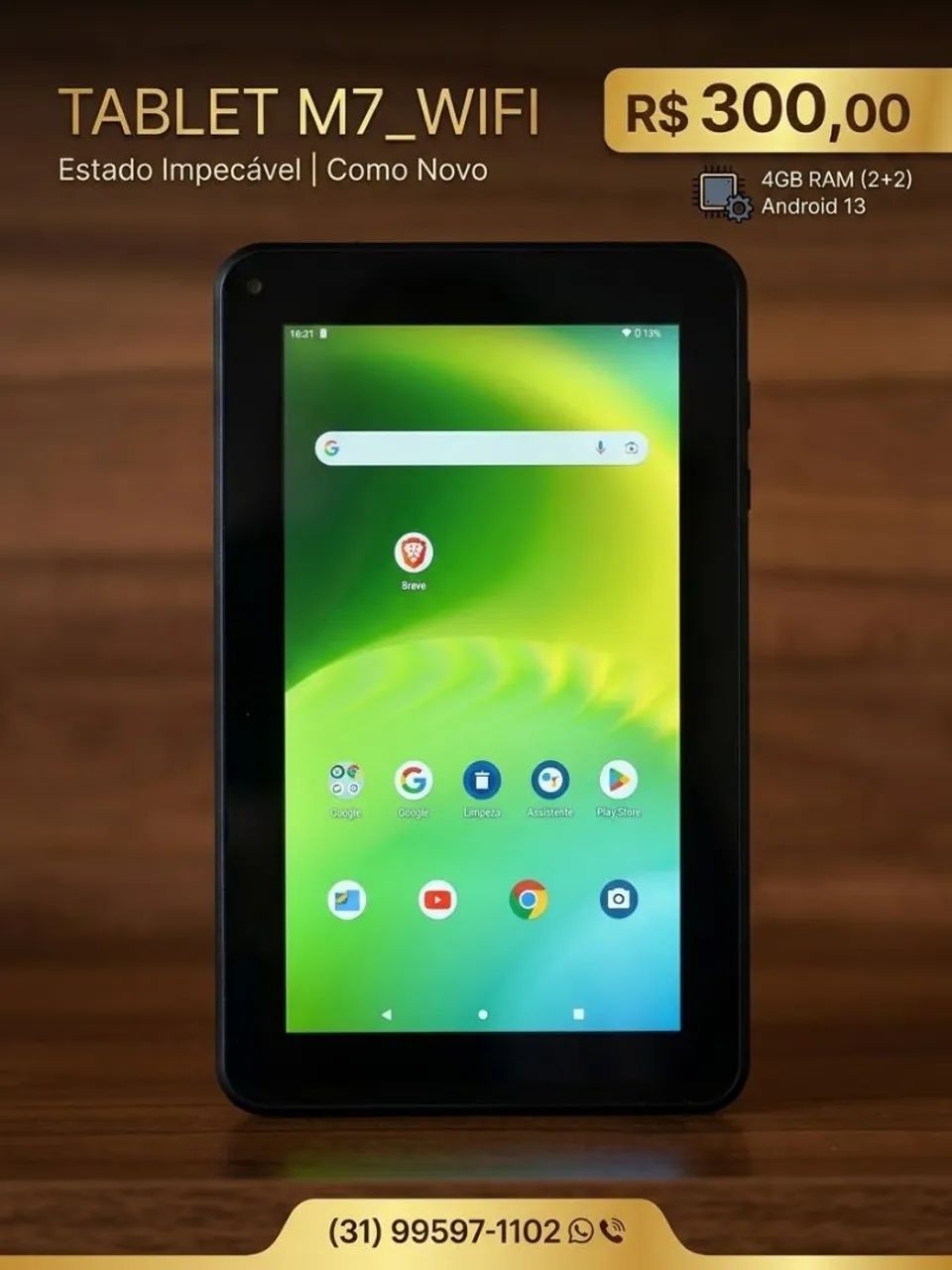 Tablet MULTILASER M7 - Excelente estado 