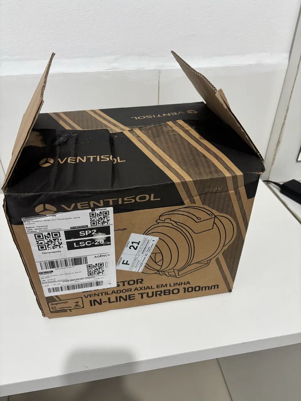 Exaustor Axial Ventisol 100mm 