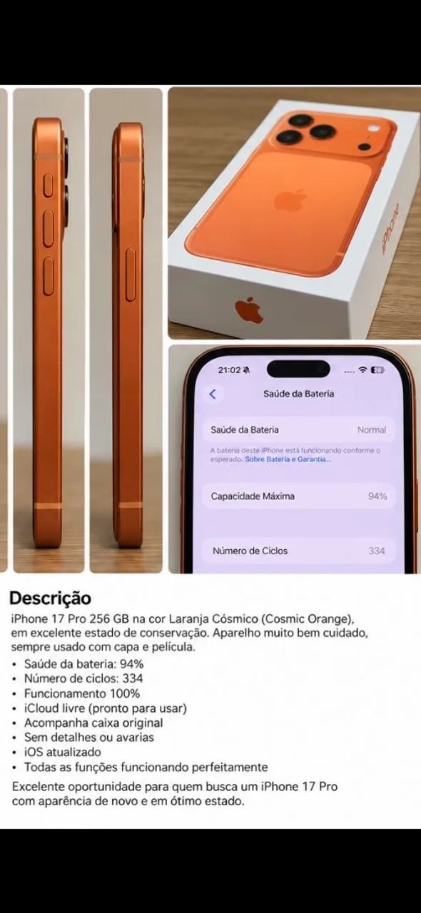 Iphone 17 Pro 256GB - Usado  - Foto 2