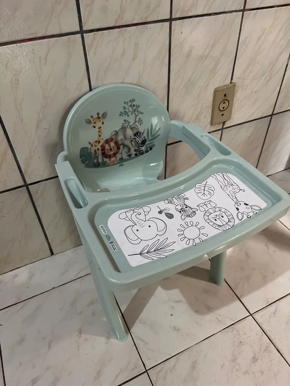 cadeirinha de alimentação safari - Foto 2