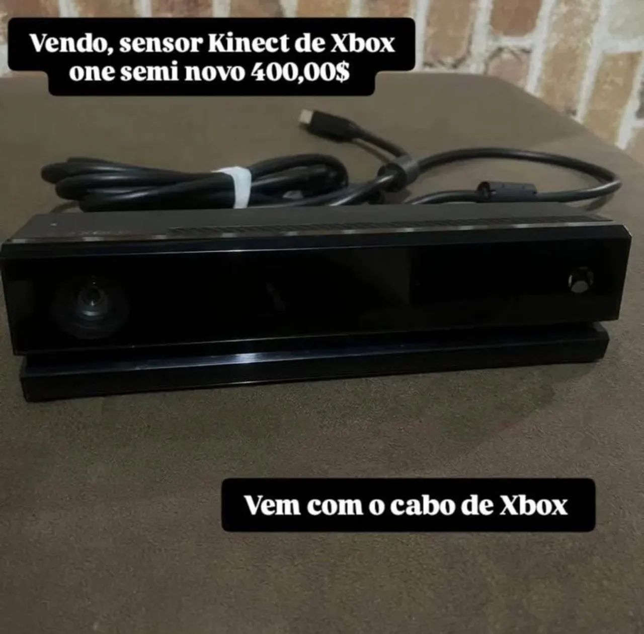 Vendo Kinect de Xbox 