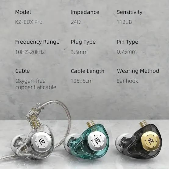 Fone de Ouvido KZ EDX Pro