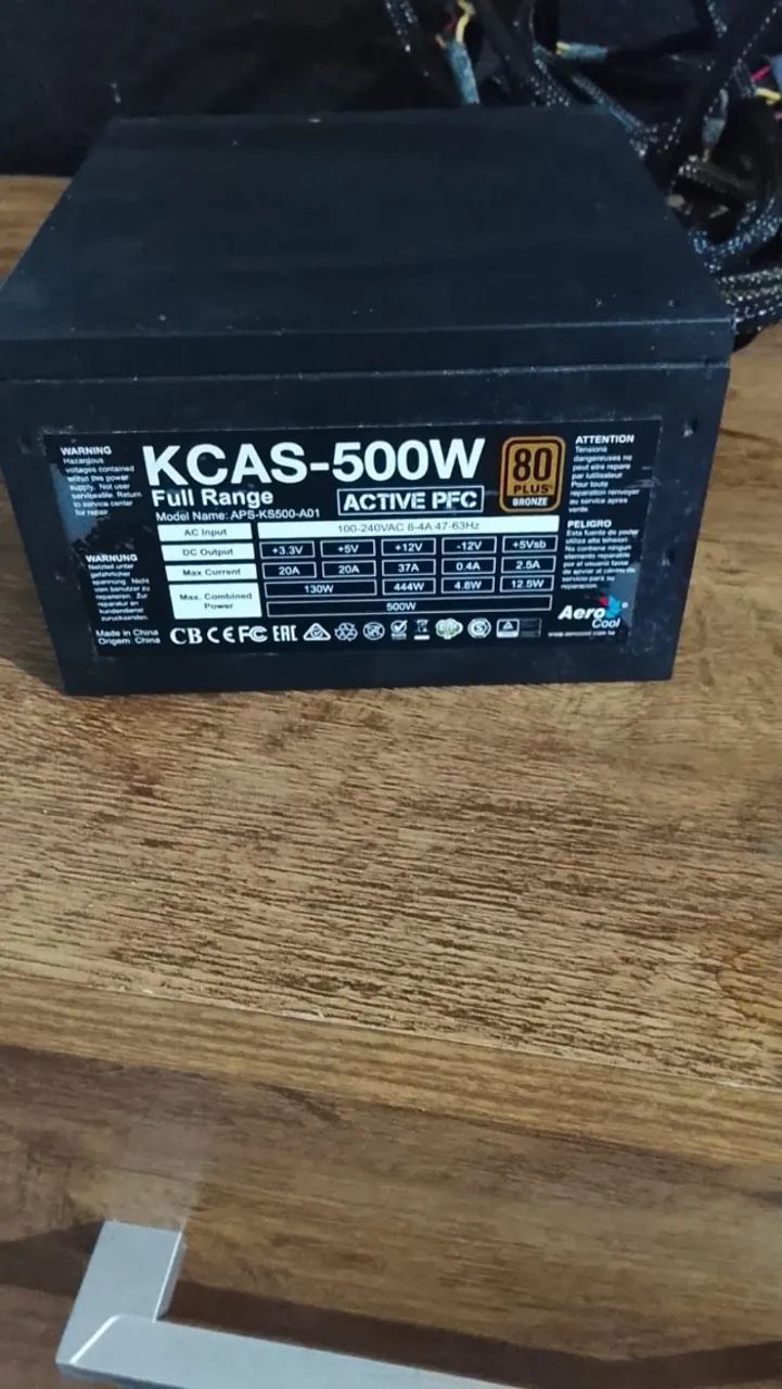fonte gamer 500w 80 plus - Foto 2