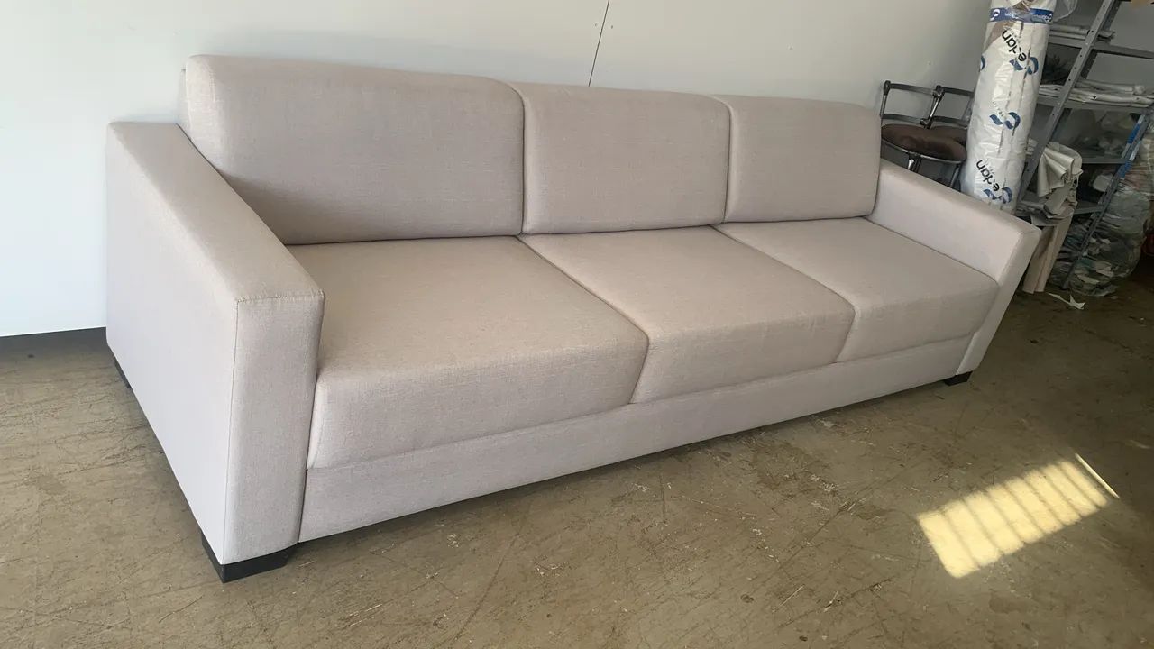 Sofá reto fabrica ção  - Foto 2