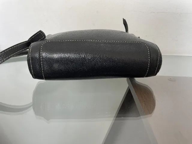 Bolsa Corello em Couro Preto - Foto 3