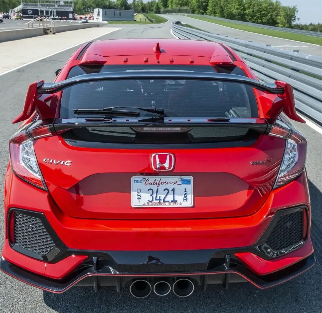 Aerofólio Civic G10 Type R ABS 2017 a 2021 - Foto 4