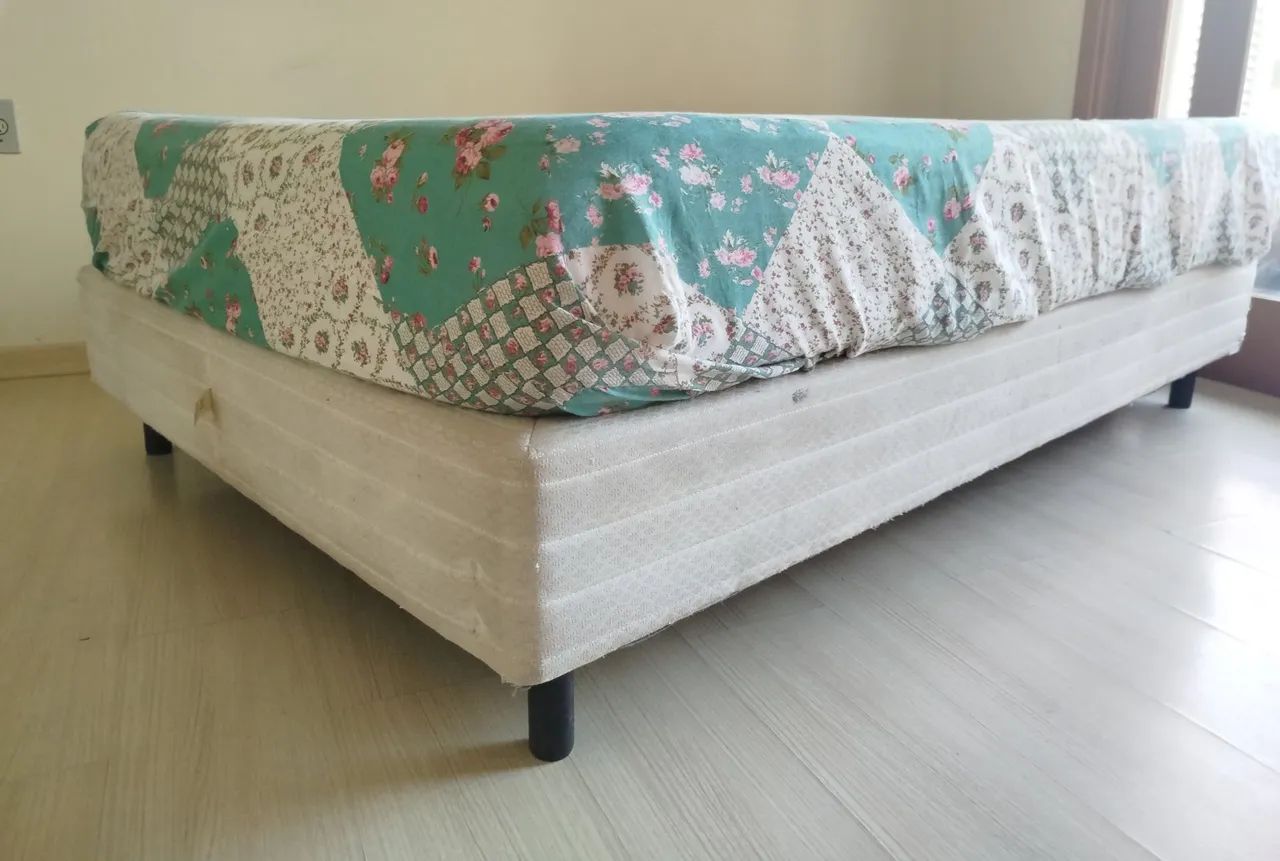 Cama box e colchão semi casal - Foto 3