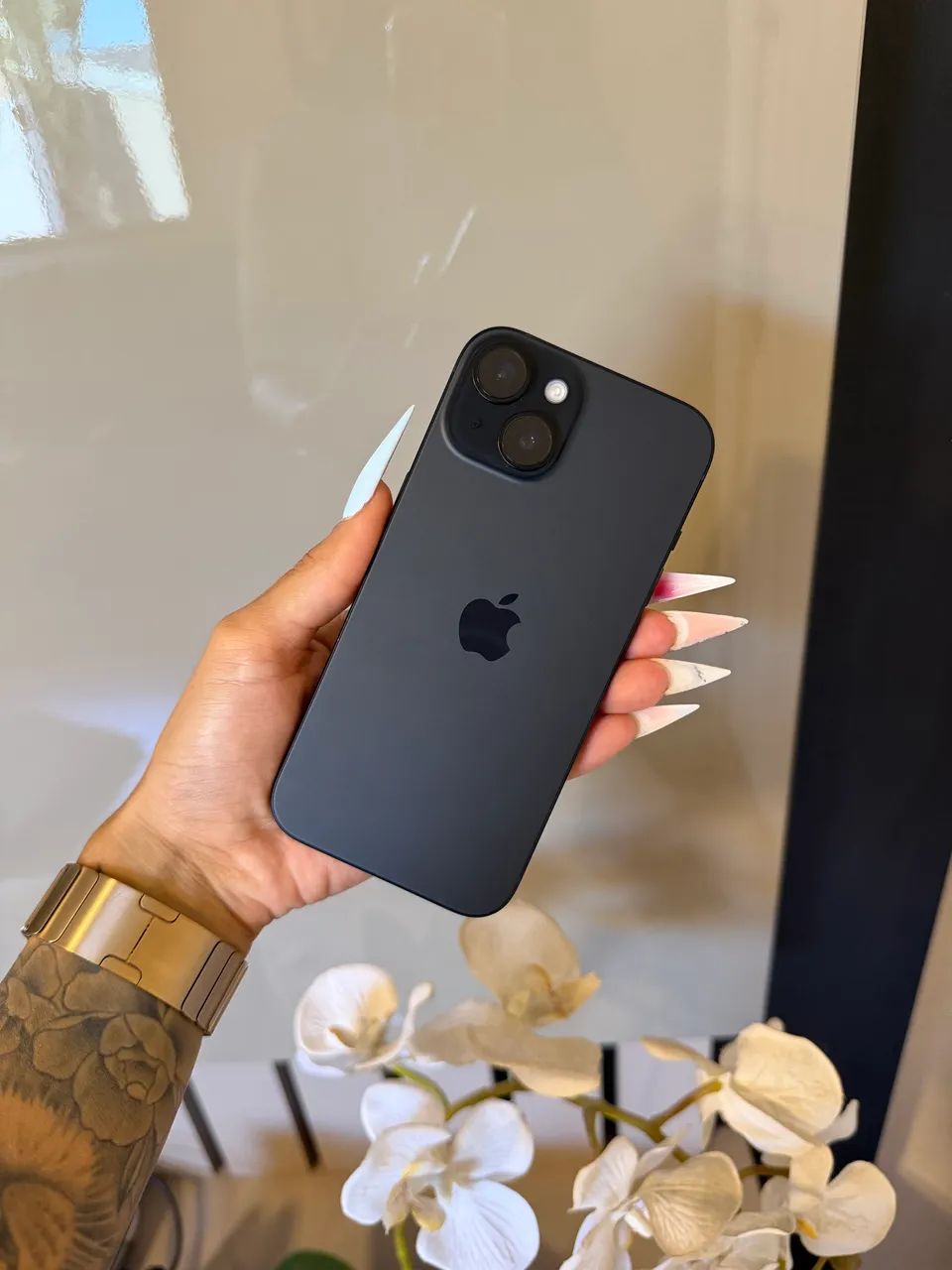 iPhone 15 256gb Preto Garantia Apple - Foto 2