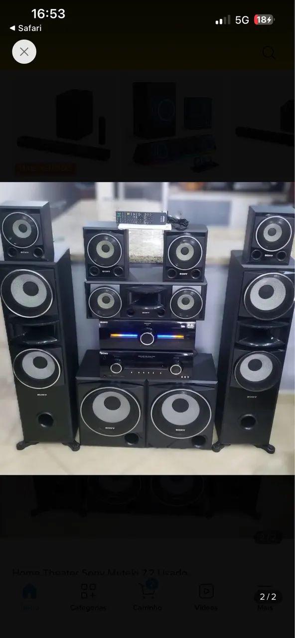 Home theater Sony Muteki - Foto 2
