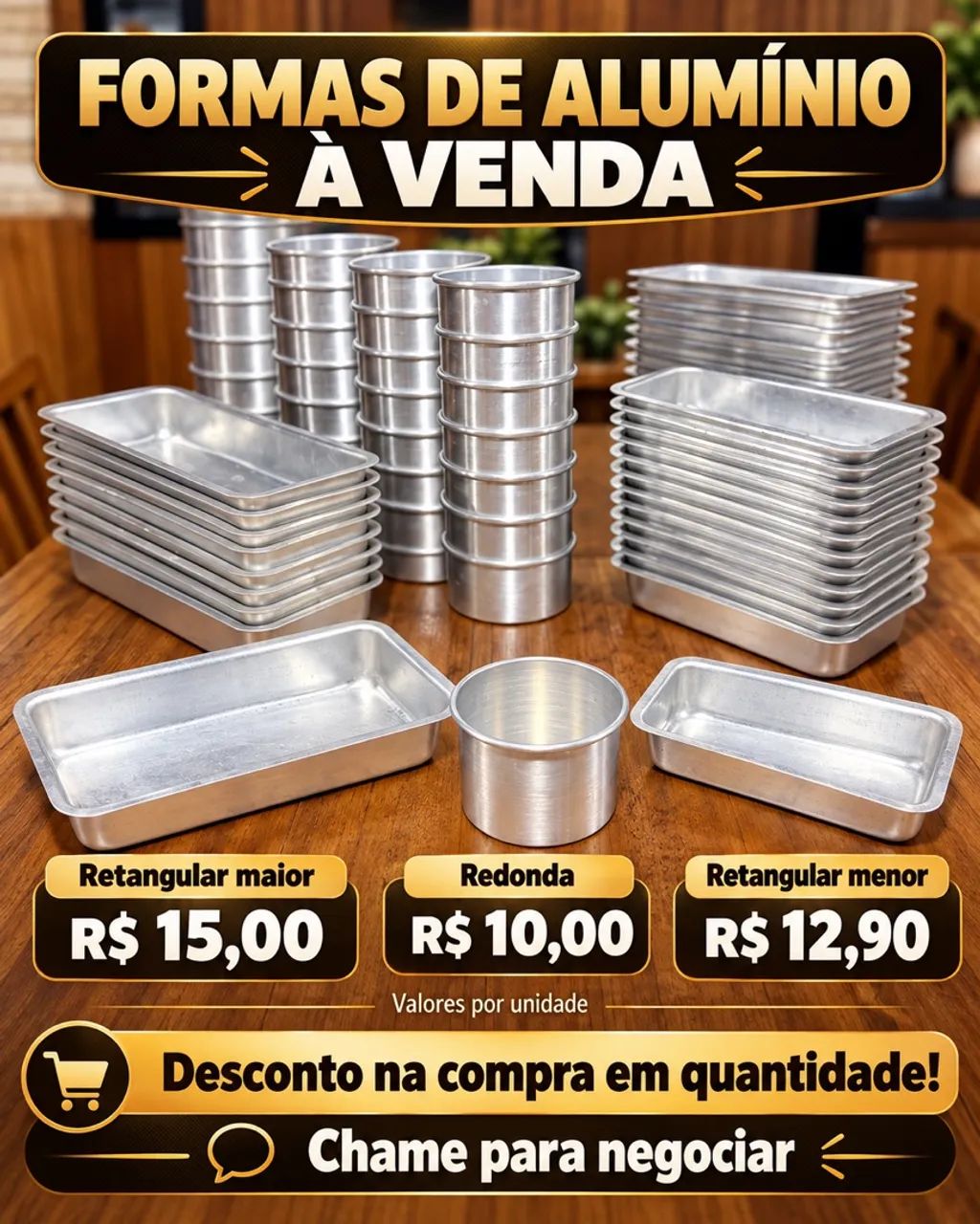 Formas de Alumínio 