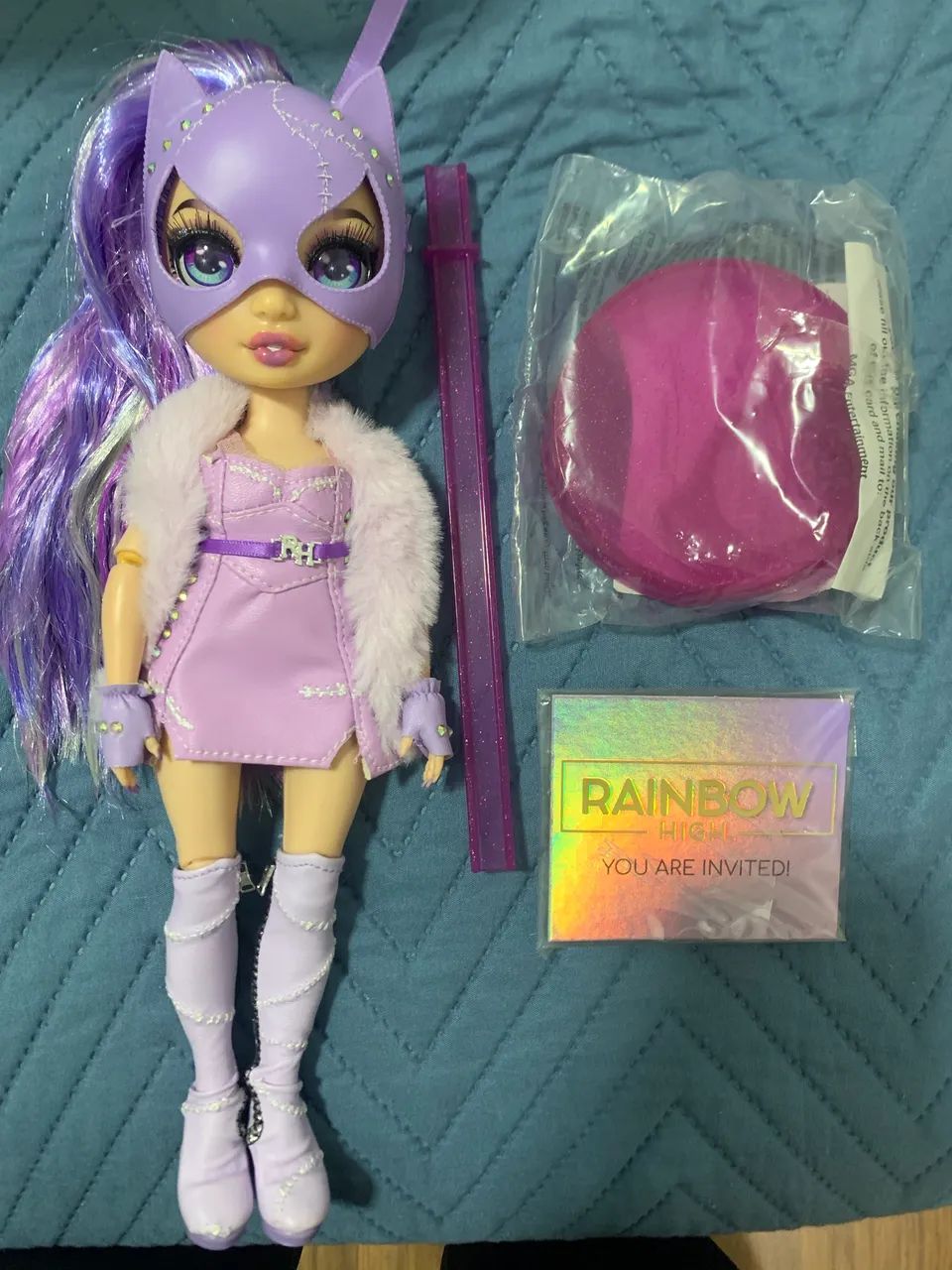 Rainbow high Violet Costume ball