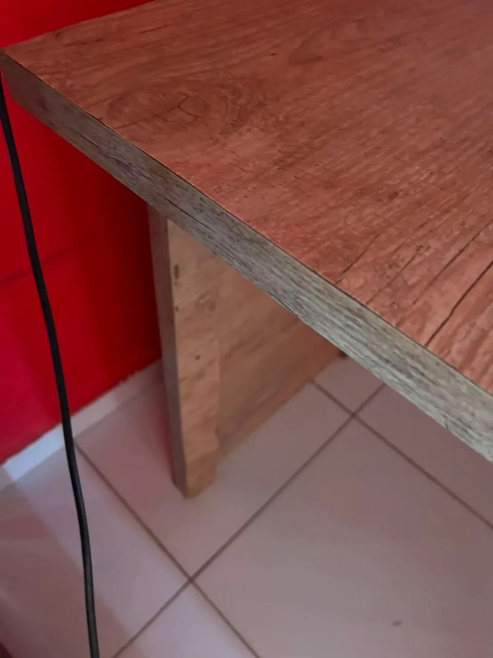 MESA DE MADEIRA PRA ESCRITORIO - Foto 4
