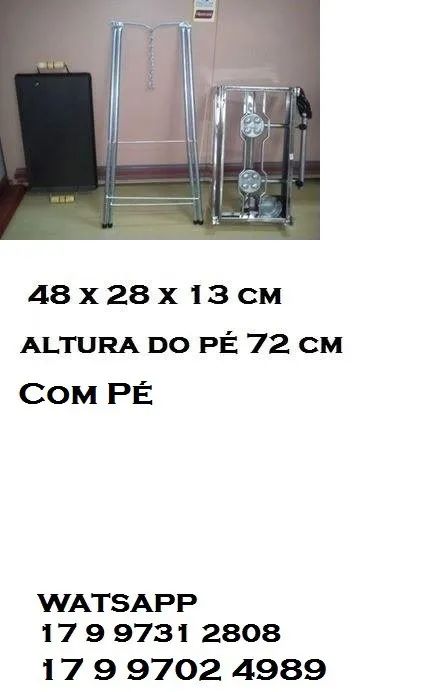 Fogão 2 Bocas + Chapa + Pés novo sem Uso
