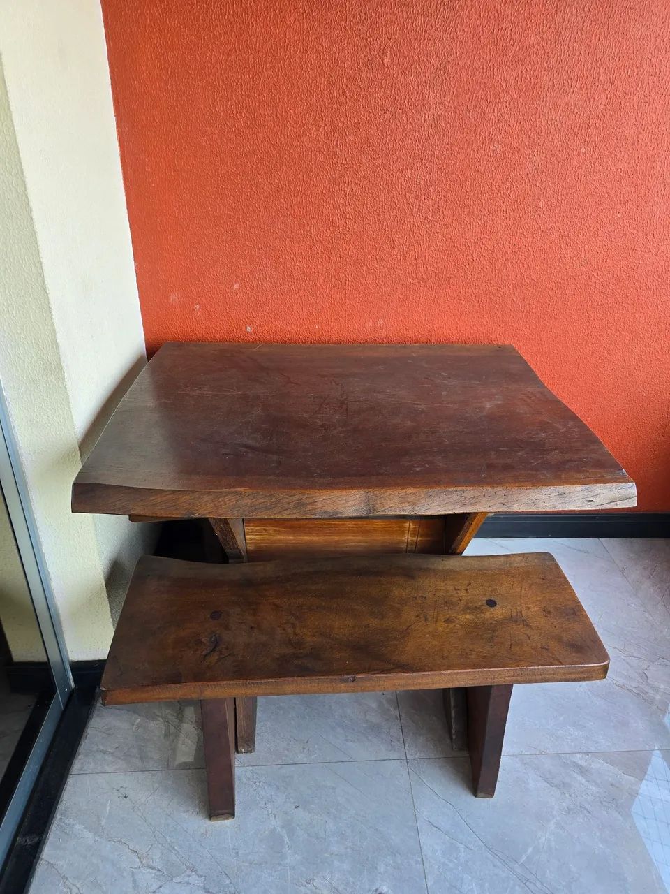 MESA COM ASSENTOS - MADEIRA QUALIDADE  - Foto 2