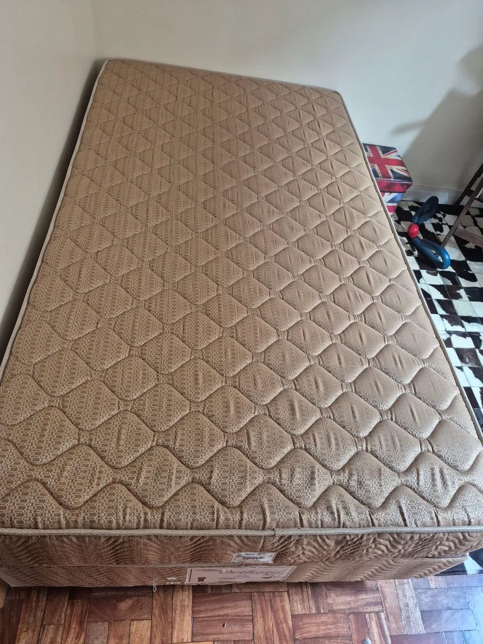 Cama box solteirão  com colchão ortoboom - Foto 4