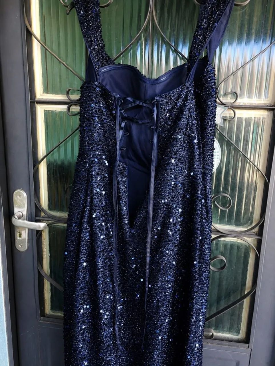 Vestido azul marinho elegante  - Foto 2