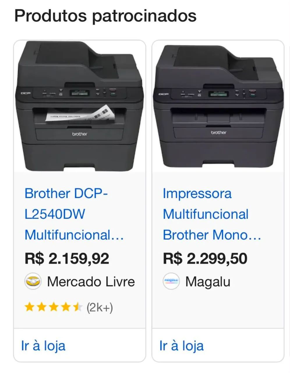 Impressora Multifuncional Brother DCP - L2540DW