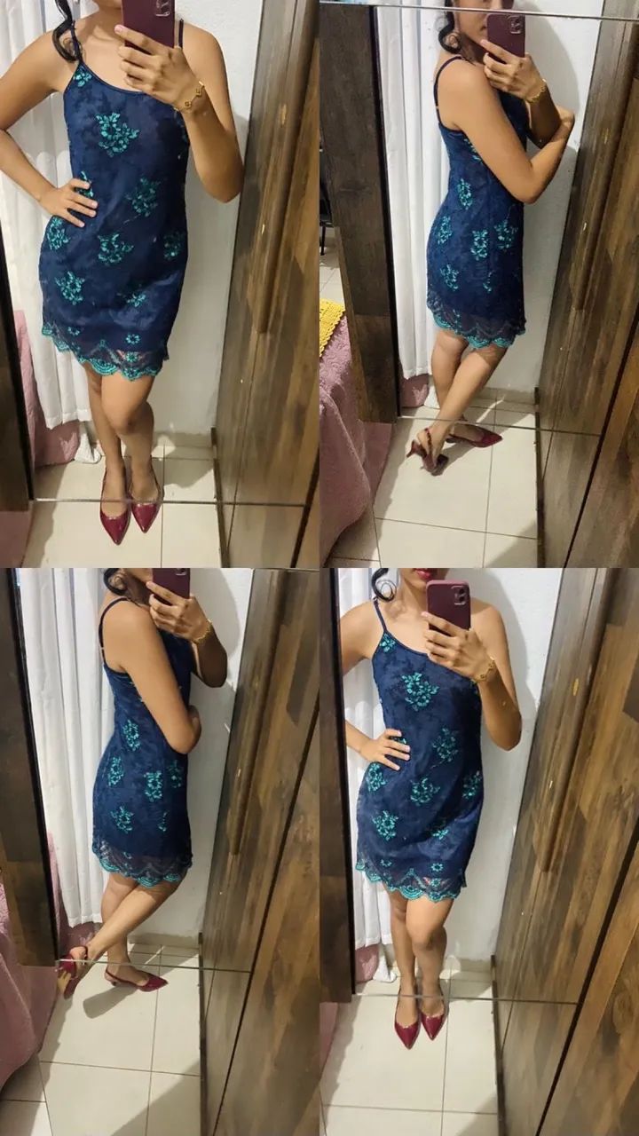 Vestido renda