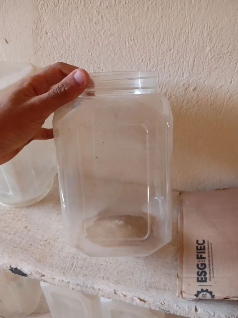 Potes de acrílico 3l 