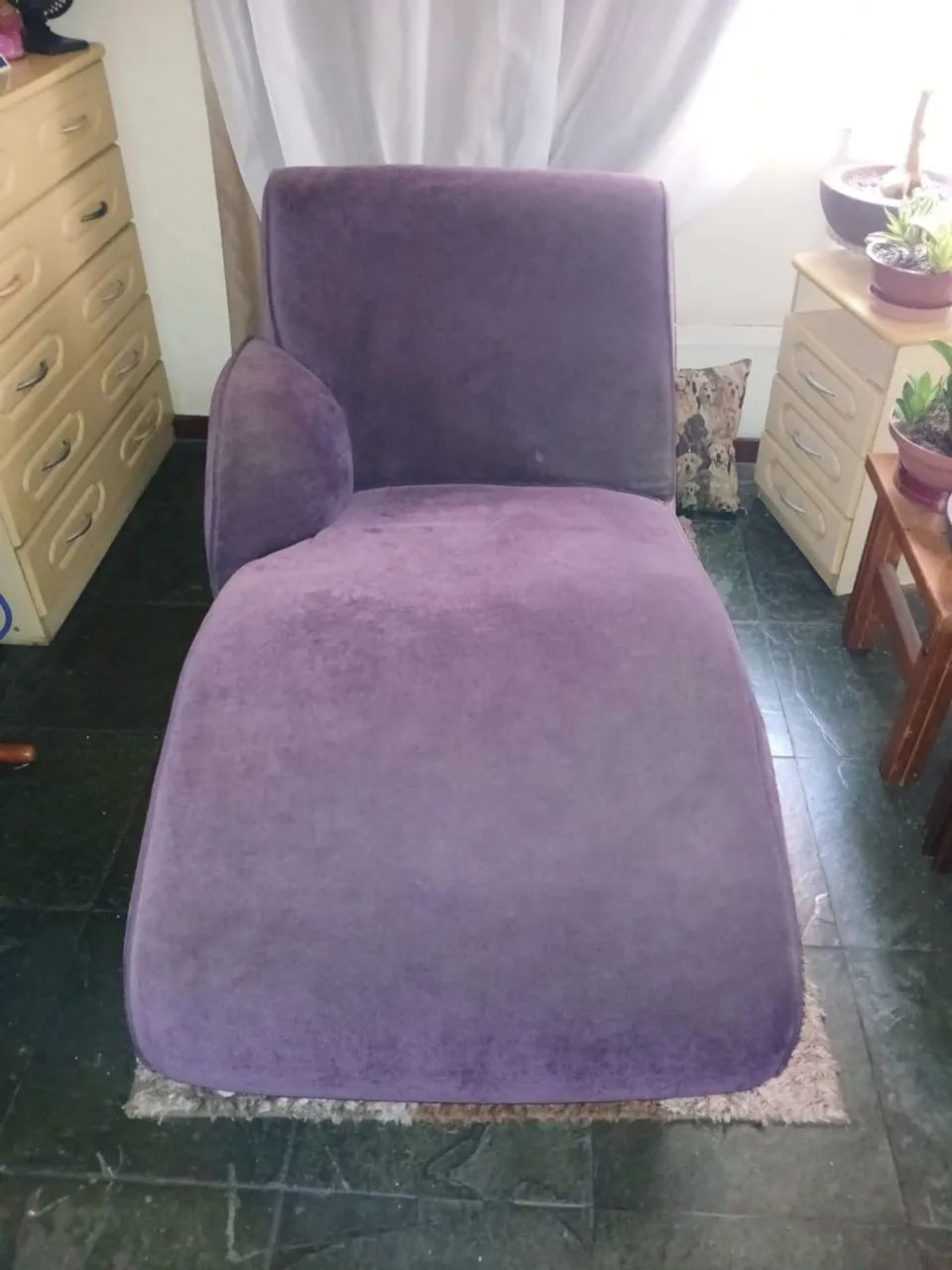 Chaise Longue / Divã Roxo 