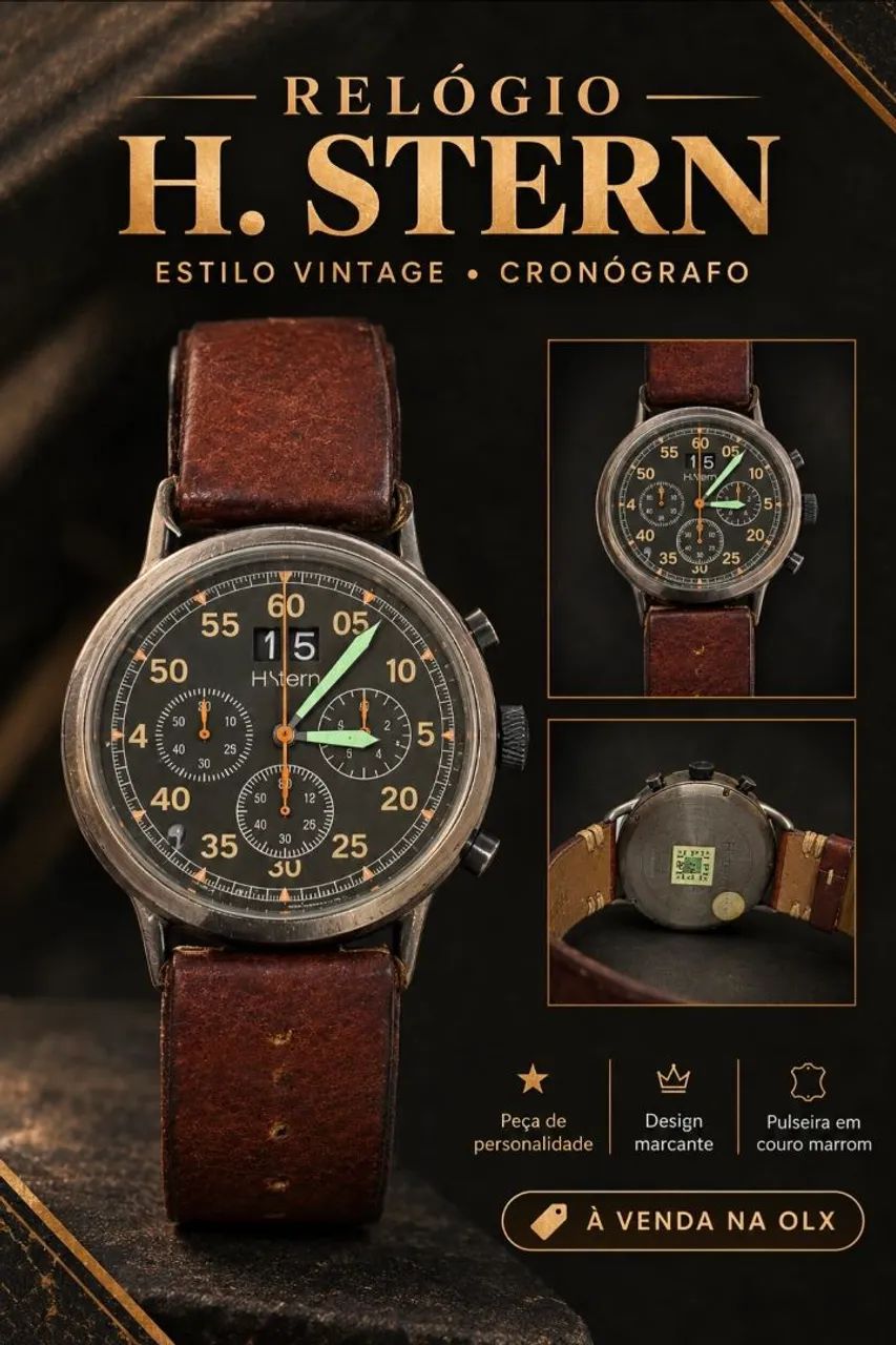 RELOGIO HSTERN CLASSICO RARIDADE 