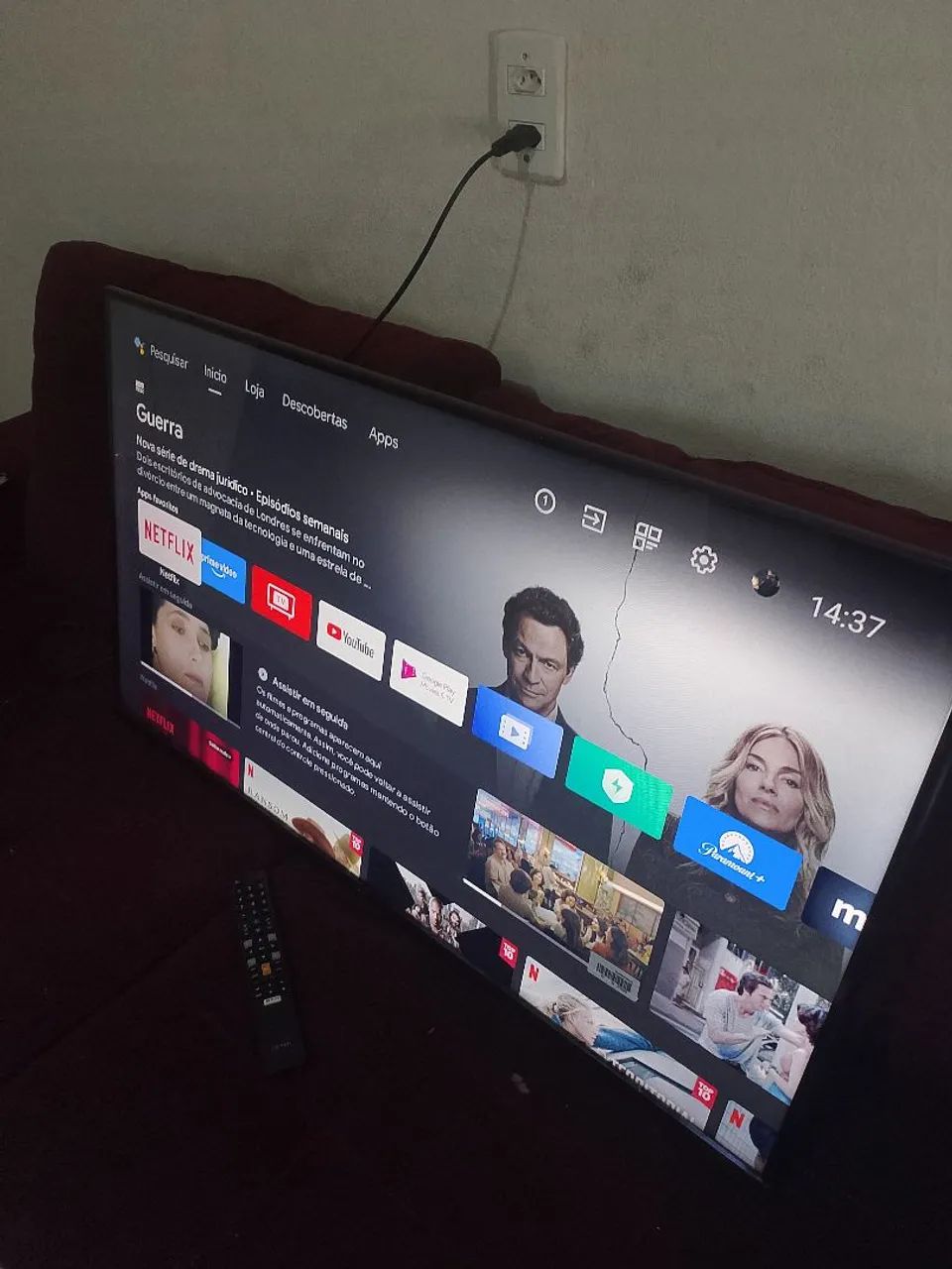 TCL Android 40 com nota fiscal e controle 