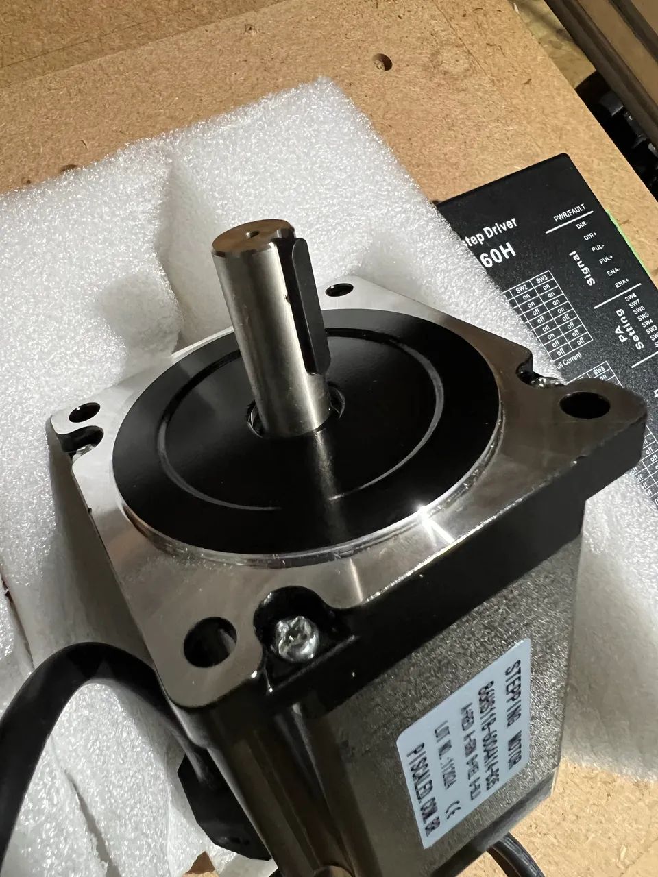 Motor de passo Nema 34 85 kgf mais driver dm860h