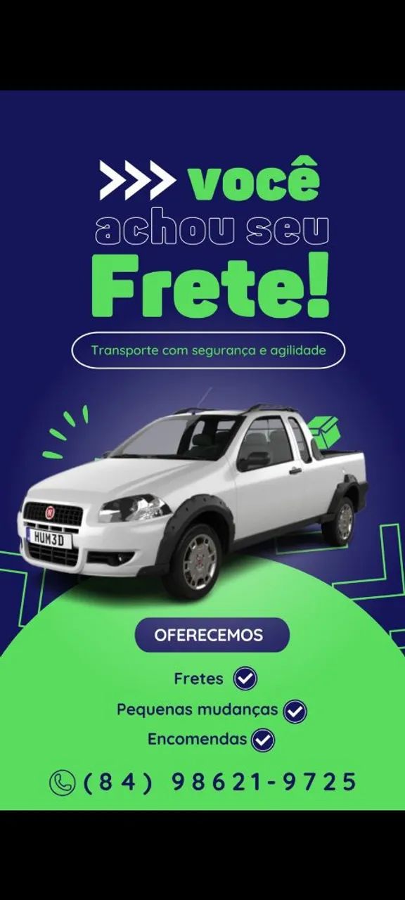 FRETES E PEQUENAS MUDANÇAS 