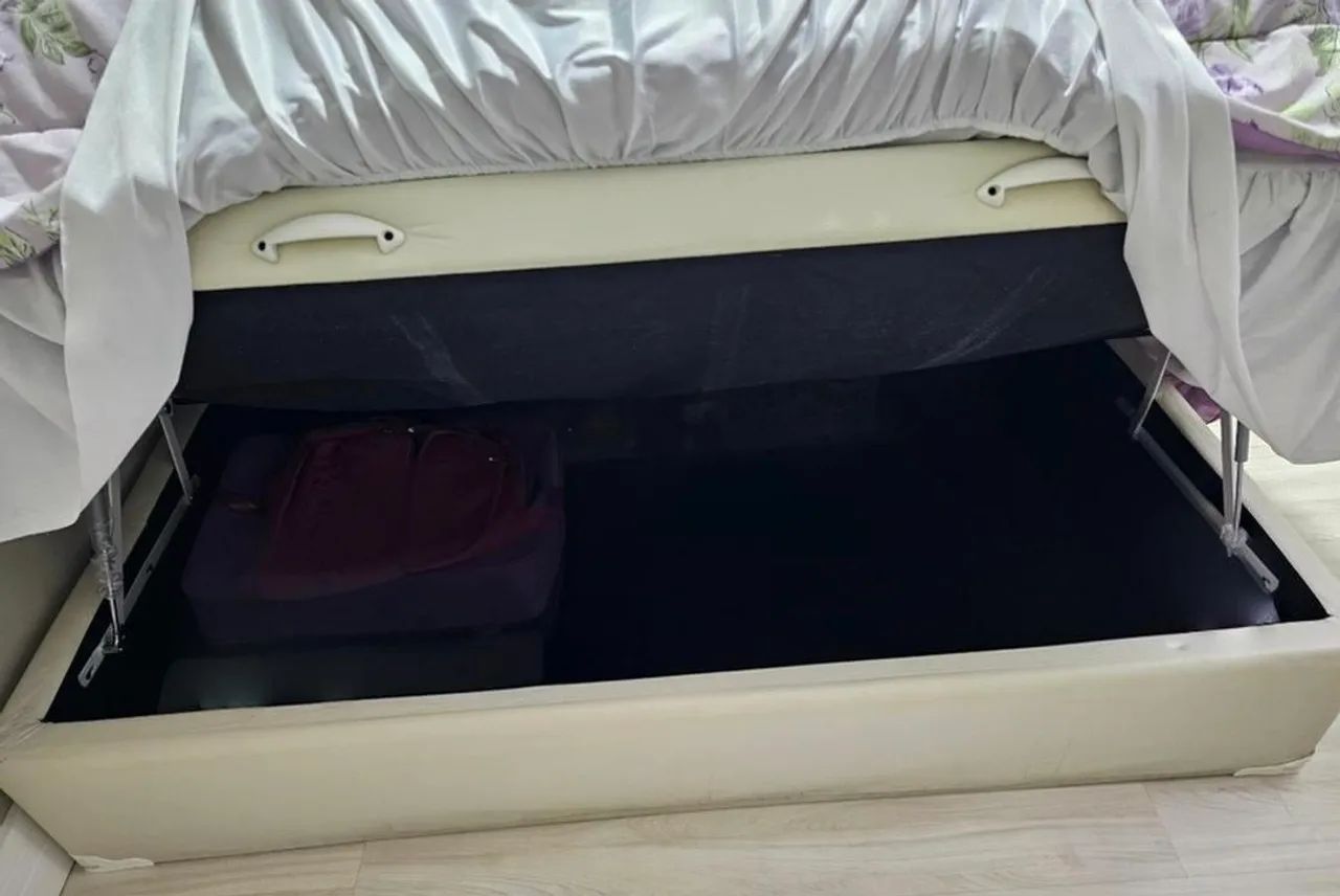 Cama Box Bau com colchão solteiro  - Foto 2