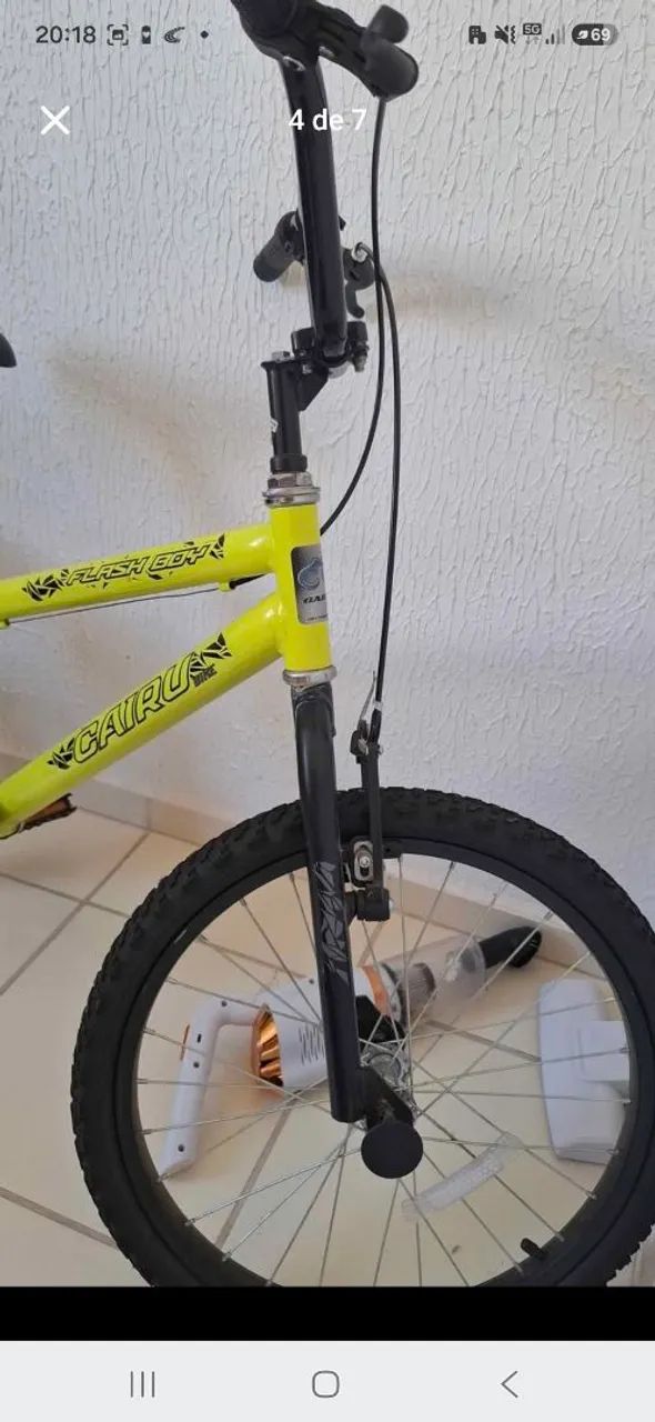 Bicicleta Cairu usada infantil  - Foto 5