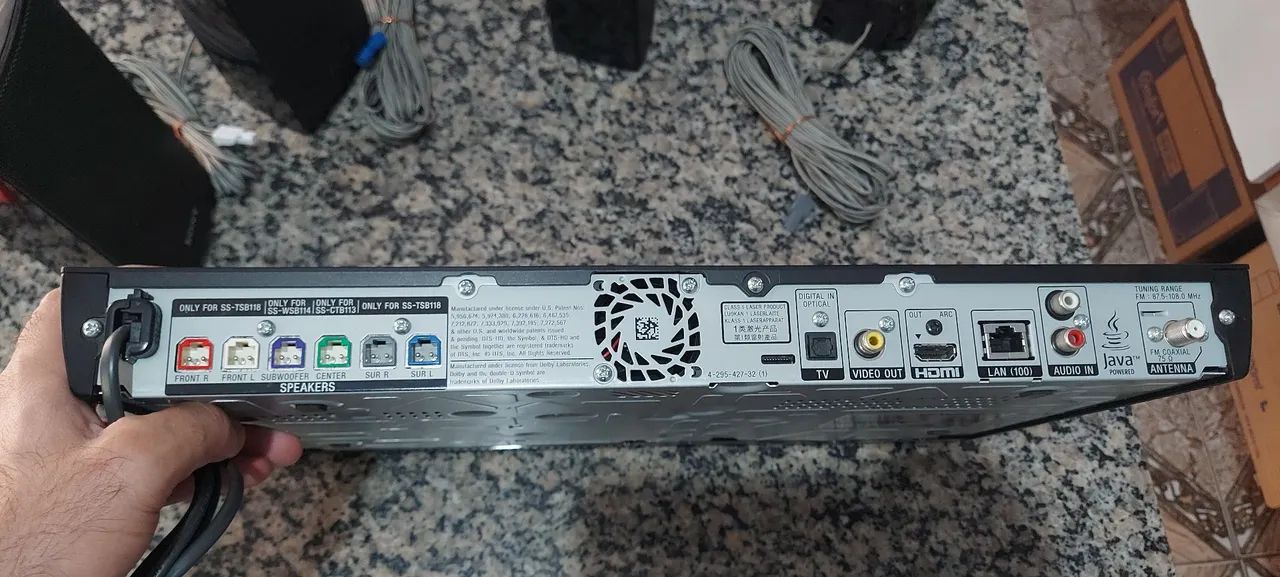 Home Theater Blu Ray 5.1 3D Sony Modelo BDV-E290 ( Potência 850W RMS ) - Foto 4
