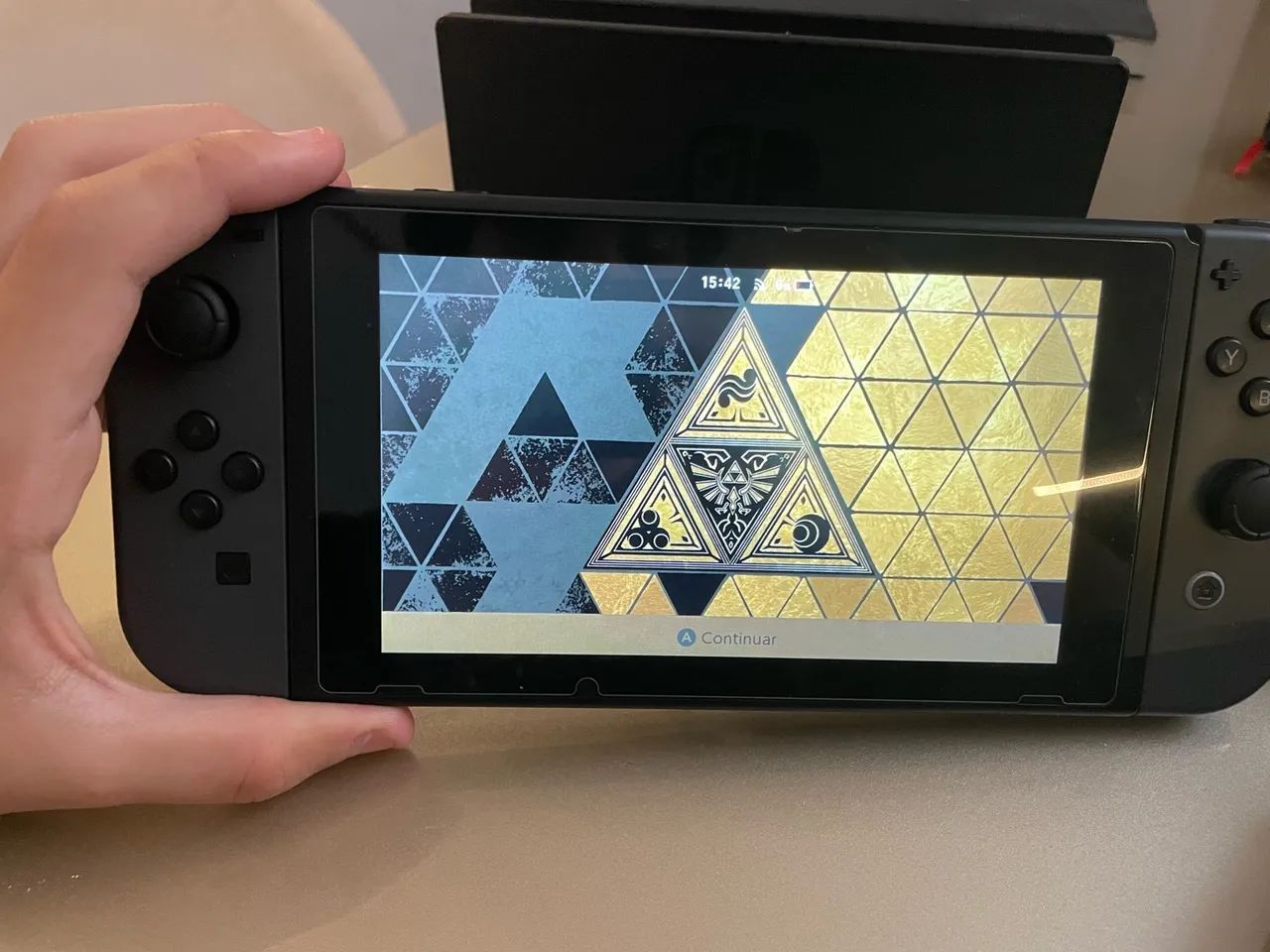 Nintendo switch v2 desbloqueado e acessórios  - Foto 2