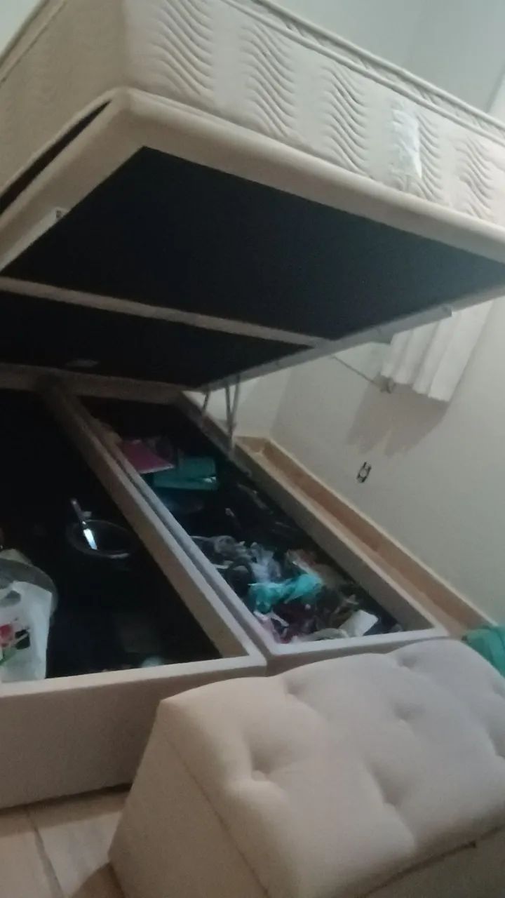 Vendo cama box casal 